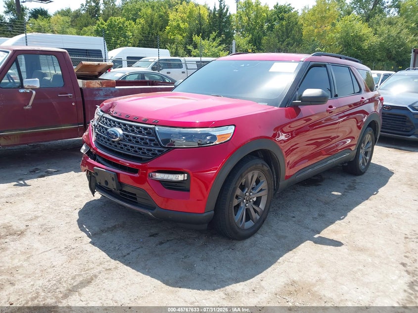 Vin: 1fmsk8dh1mgc28485, lot: 46266382, ford explorer xlt 20212
