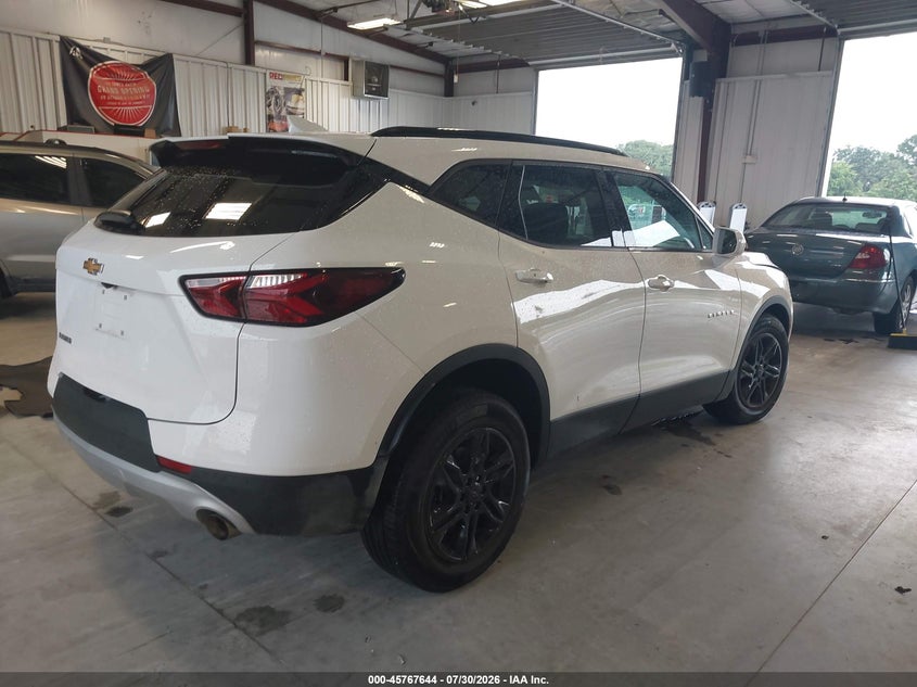 Vin: 3gnkbbra3ls628326, lot: 46266393, chevrolet blazer fwd 1lt 20204