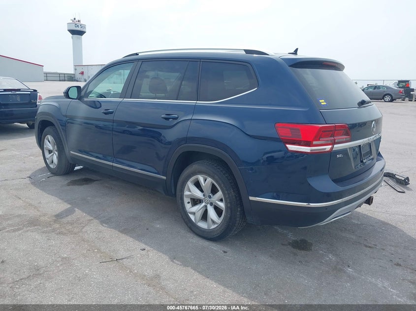 Vin: 1v2mr2ca2jc535532, lot: 46266414, volkswagen atlas 3.6l v6 sel 20183