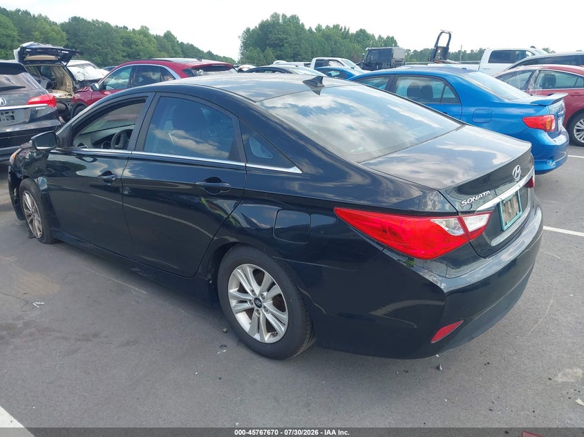 Vin: 5npeb4ac7eh845017, lot: 46266419, hyundai sonata gls 20143
