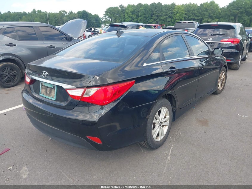 Vin: 5npeb4ac7eh845017, lot: 46266419, hyundai sonata gls 20144
