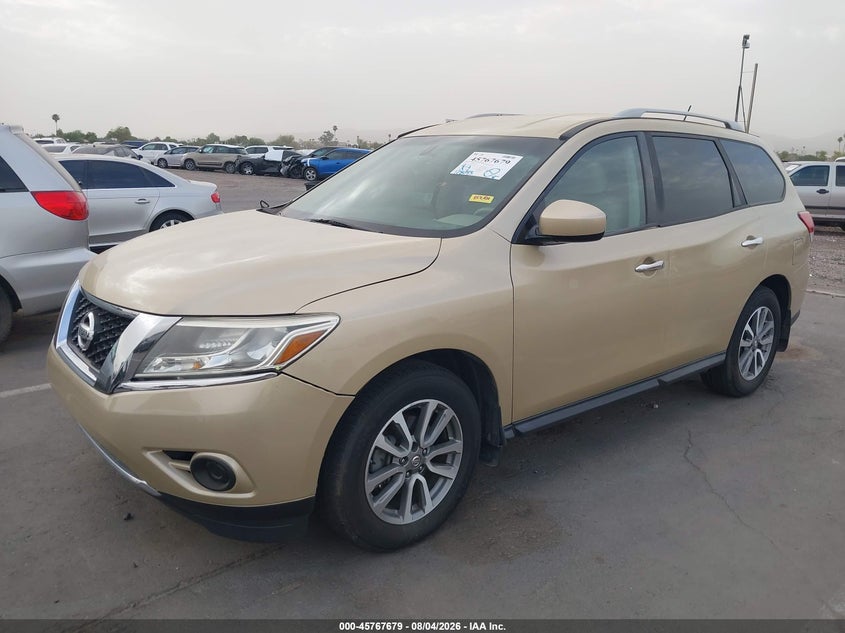 Vin: 5n1ar2mn0dc621637, lot: 46266428, nissan pathfinder sv 20132