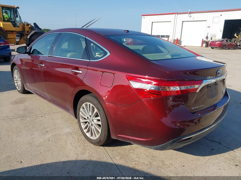 Vin: 4t1bd1eb8eu019484, lot: 46266430, toyota avalon hybrid xle touring 20143