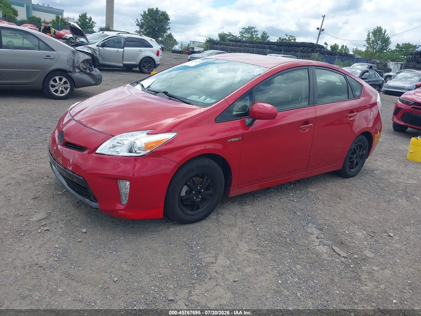 Vin: jtdkn3du0c5424942, lot: 46266444, toyota prius three 20122