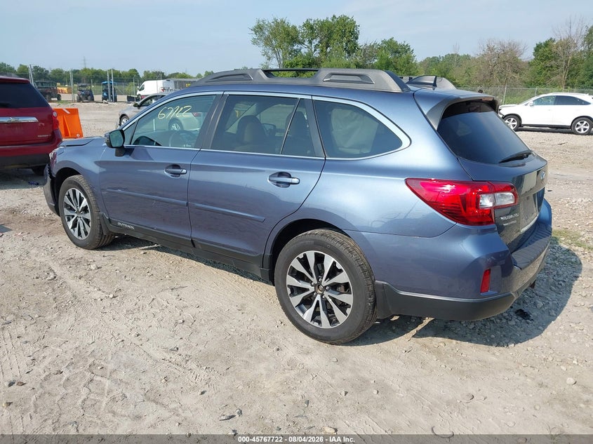 Vin: 4s4bsbnc2g3305778, lot: 46266471, subaru outback 2.5i limited 20163