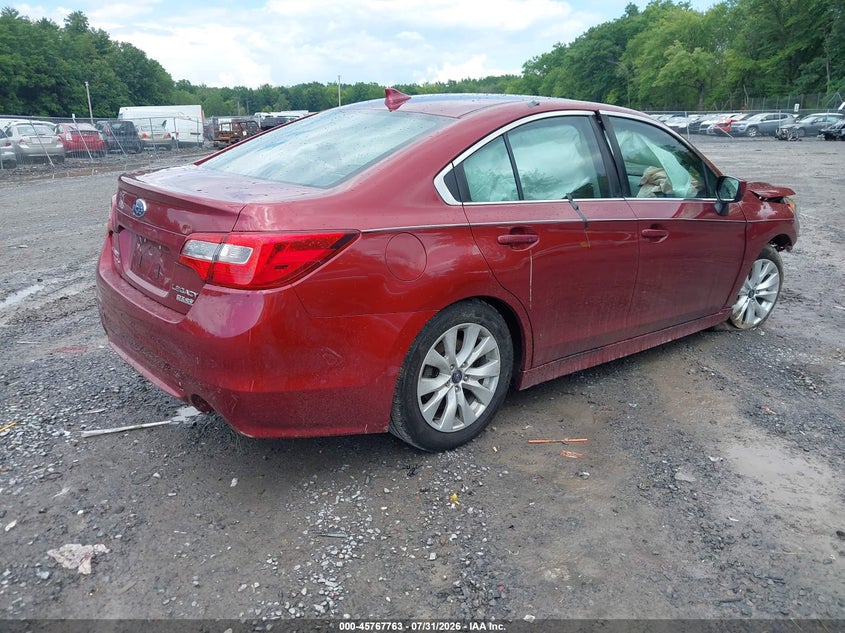 Vin: 4s3bnad68h3051657, lot: 46266512, subaru legacy 2.5i premium 20174