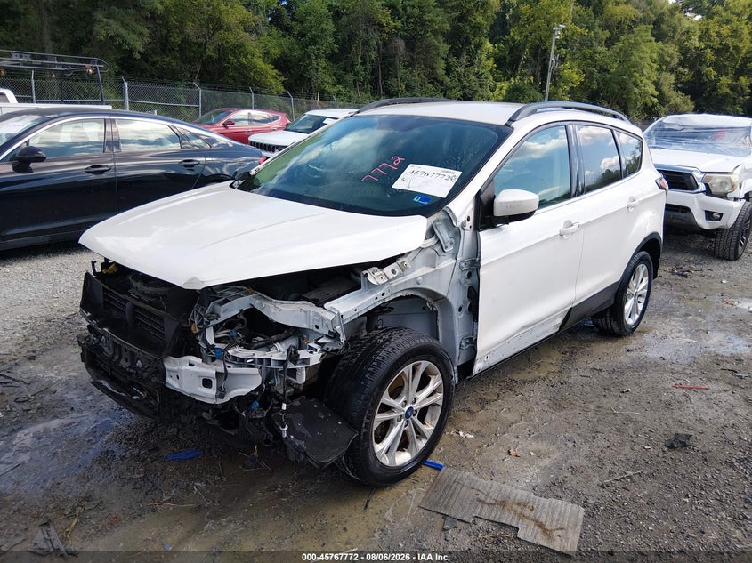 Vin: 1fmcu9hd6jub98201, lot: 46266521, ford escape sel 20182