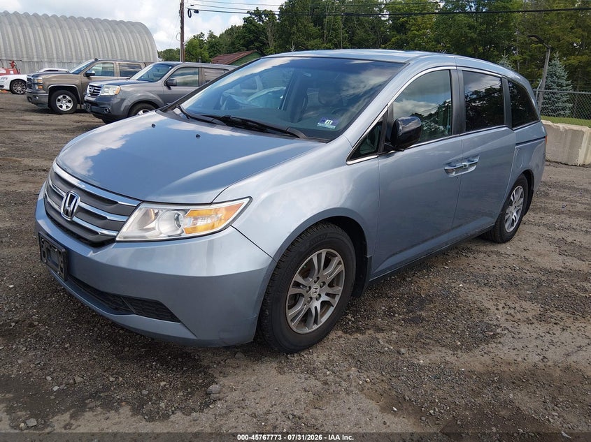 Vin: 5fnrl5h64cb026658, lot: 46266522, honda odyssey ex-l 20122