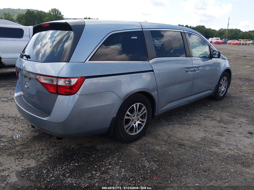 Vin: 5fnrl5h64cb026658, lot: 46266522, honda odyssey ex-l 20124