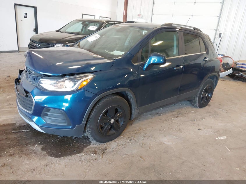 Vin: 3gncjlsb7ll240817, lot: 46266587, chevrolet trax fwd lt 20202