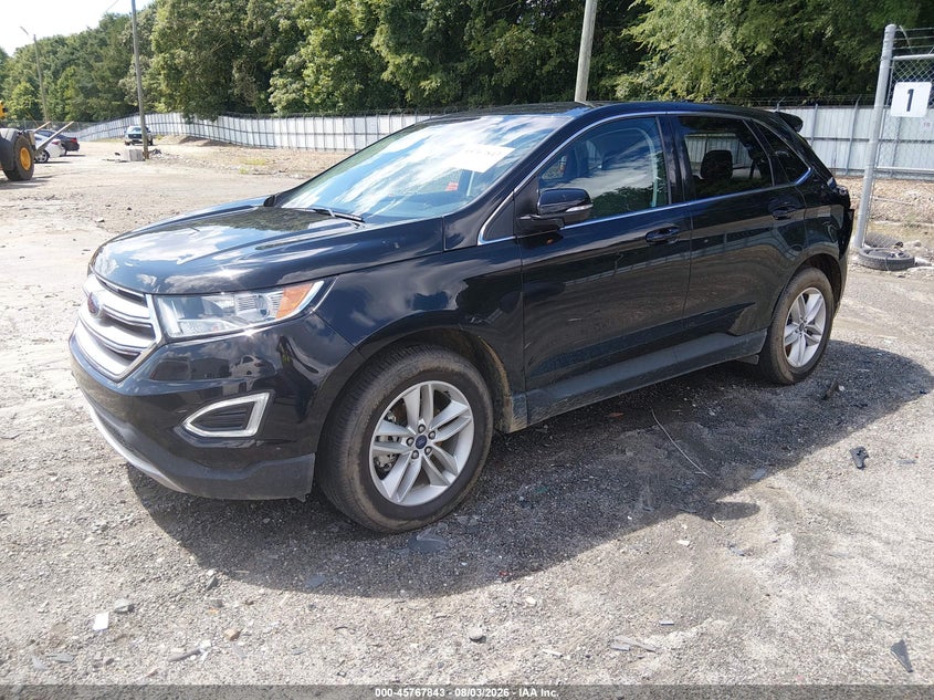 Vin: 2fmpk3j88jbb61268, lot: 46266592, ford edge sel 20182
