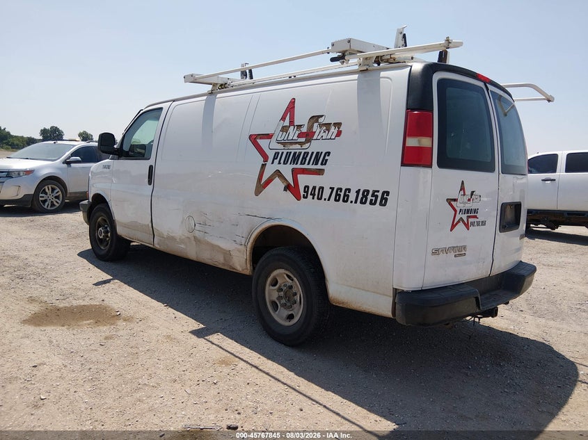 Vin: 1gtw7fcf1f1191648, lot: 46266594, gmc savana 2500 work van 20153