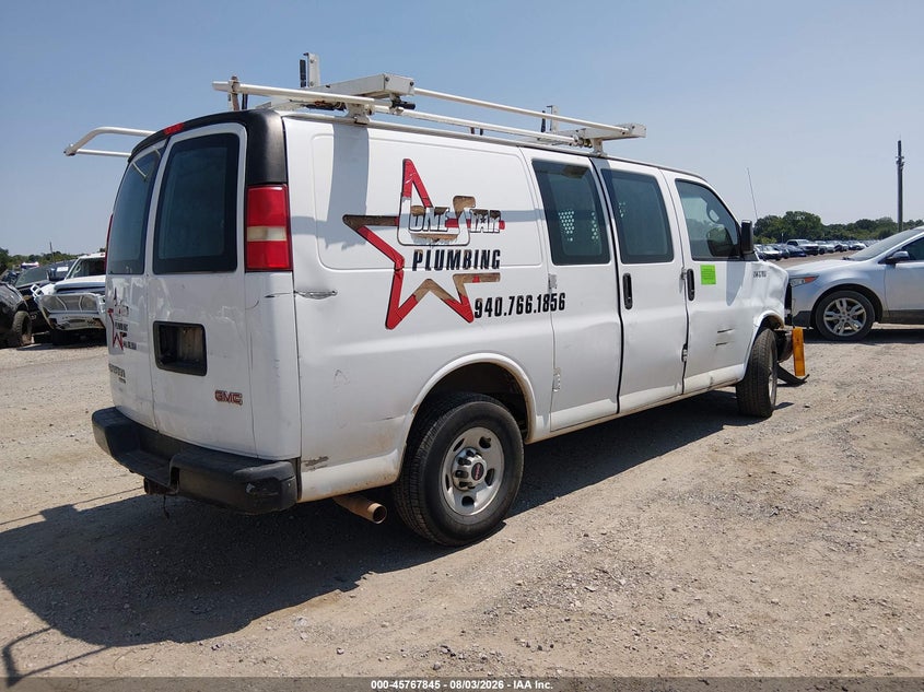 Vin: 1gtw7fcf1f1191648, lot: 46266594, gmc savana 2500 work van 20154