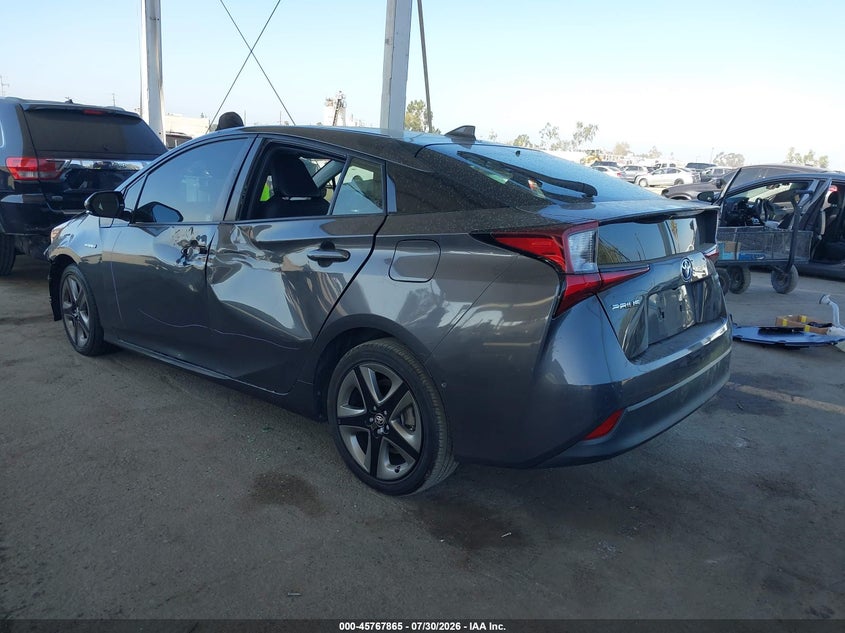 Vin: jtdkarfu2k3087454, lot: 46266613, toyota prius xle 20193
