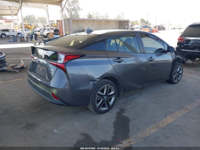 Vin: jtdkarfu2k3087454, lot: 46266613, toyota prius xle 20194