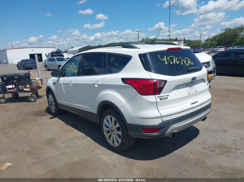 Vin: 1fmcu9hd7kub96099, lot: 46266625, ford escape sel 20193