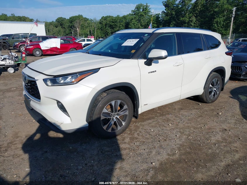 Vin: 5tdgbrch4ls500310, lot: 46266626, toyota highlander hybrid xle 20202