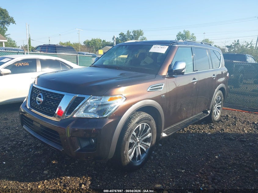 Vin: jn8ay2nc3l9617599, lot: 46266646, nissan armada sl 4wd 20202