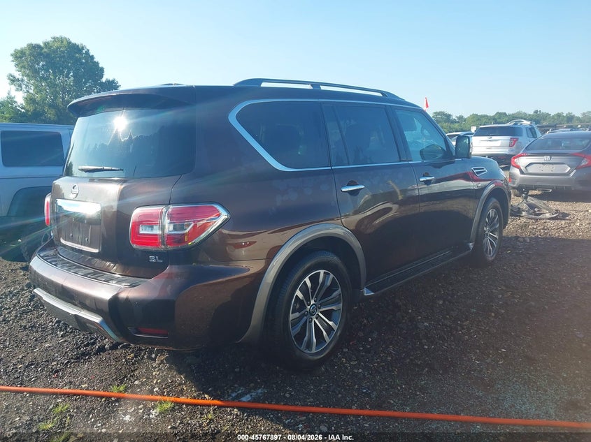 Vin: jn8ay2nc3l9617599, lot: 46266646, nissan armada sl 4wd 20204