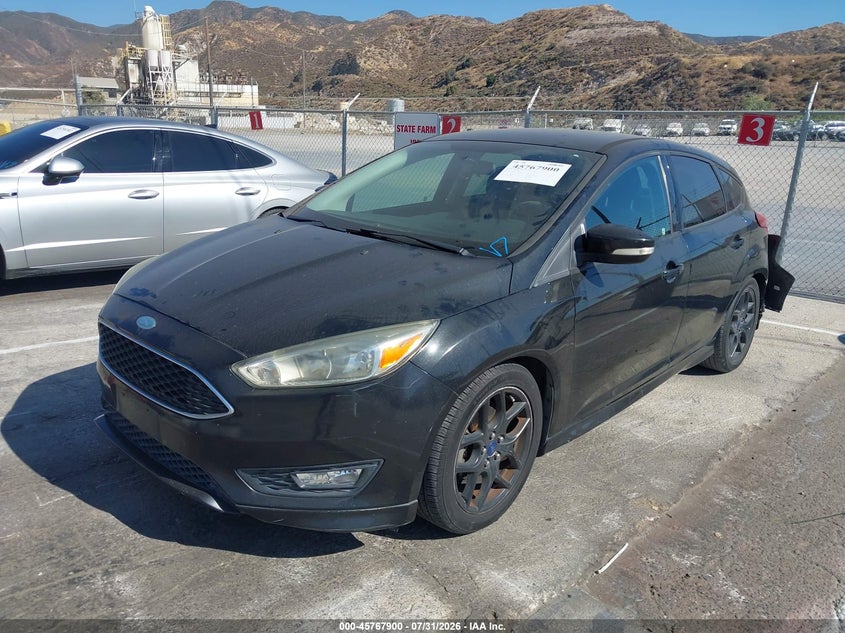 Vin: 1fadp3k26fl363851, lot: 46266649, ford focus se 20152