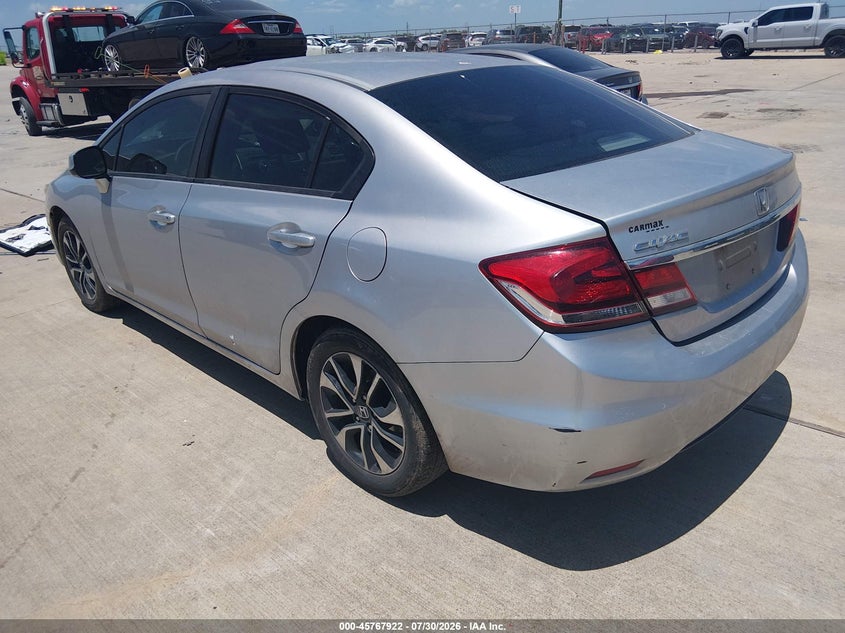 Vin: 19xfb2f94de049530, lot: 46266671, honda civic ex-l 20133