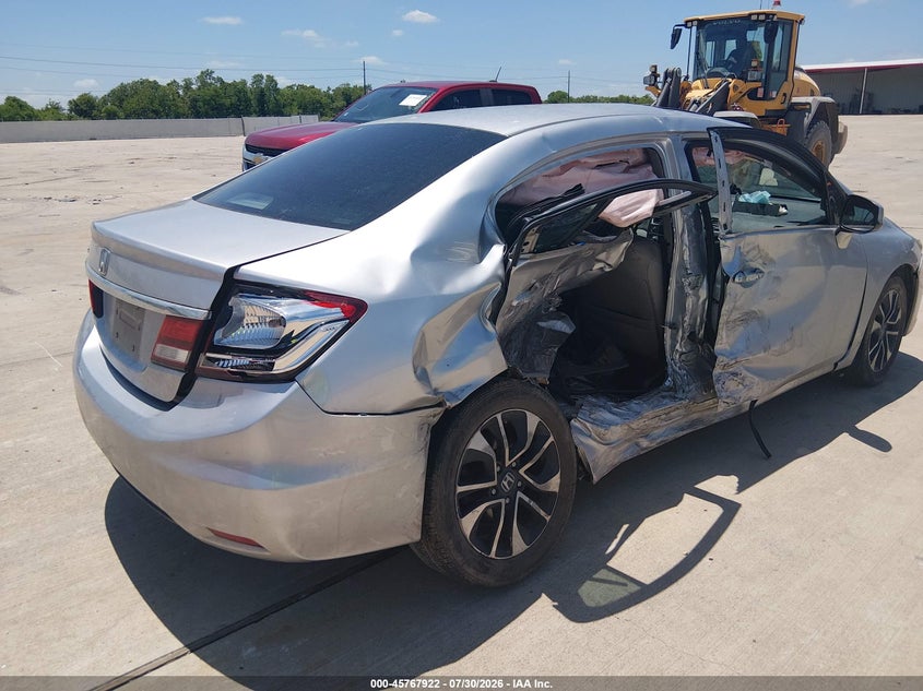 Vin: 19xfb2f94de049530, lot: 46266671, honda civic ex-l 20134