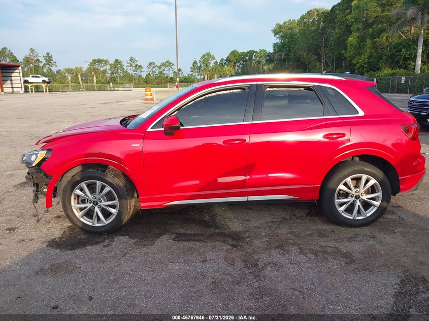 2022 AUDI Q3 SPORT UTILITY VEHICLE 2.0L I-4 DI, DOHC, VVT, TURBO, 228HP