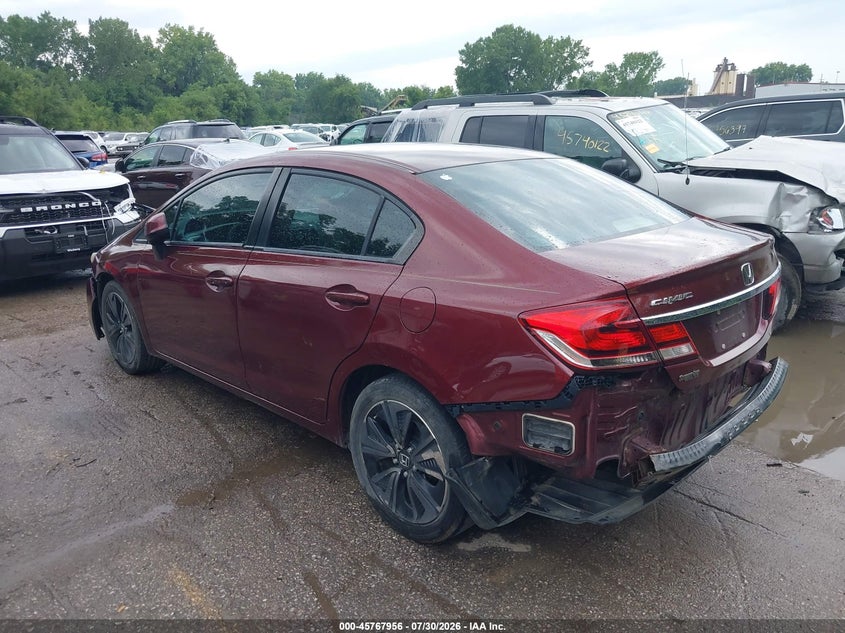 Vin: 2hgfb2f59dh553400, lot: 46266705, honda civic lx 20133