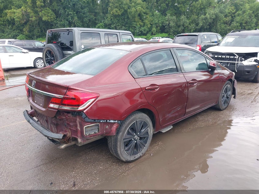 Vin: 2hgfb2f59dh553400, lot: 46266705, honda civic lx 20134