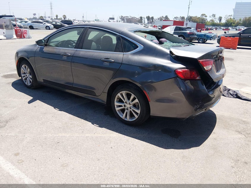 Vin: 1c3cccab1fn726164, lot: 46266748, chrysler 200 limited 20153