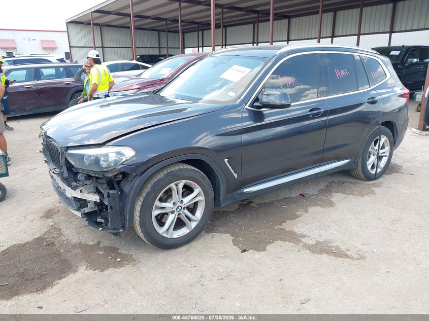 Vin: 5uxtr7c50klr39510, lot: 46266769, bmw x3 sdrive30i 20192