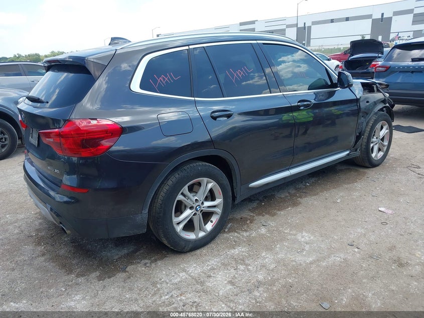 Vin: 5uxtr7c50klr39510, lot: 46266769, bmw x3 sdrive30i 20194