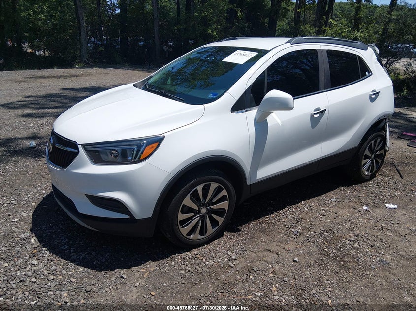 Vin: kl4cjesm3mb371486, lot: 46266775, buick encore awd preferred 20212
