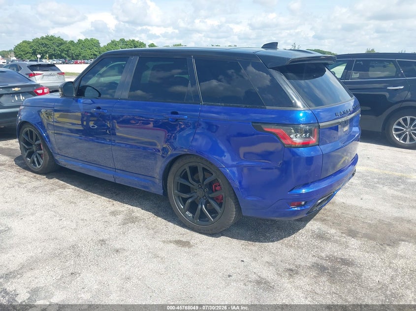 Vin: salwz2re5ma798045, lot: 46266798, land rover range rover sport svr/svr carbon edition 20213
