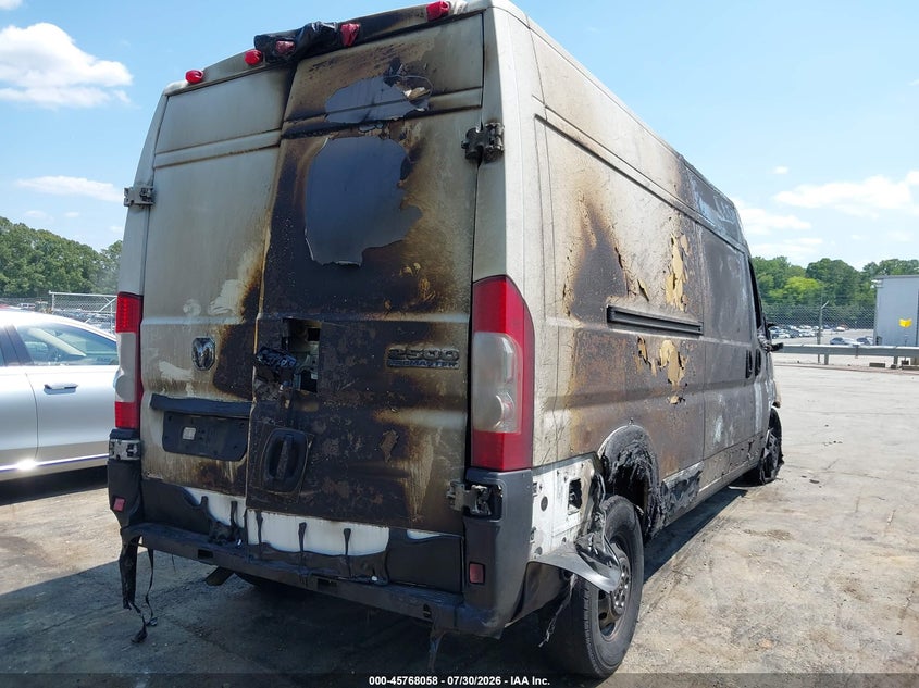 Vin: 3c6lrvdg9pe581305, lot: 46266807, ram promaster 2500 high roof 159 wb 20234