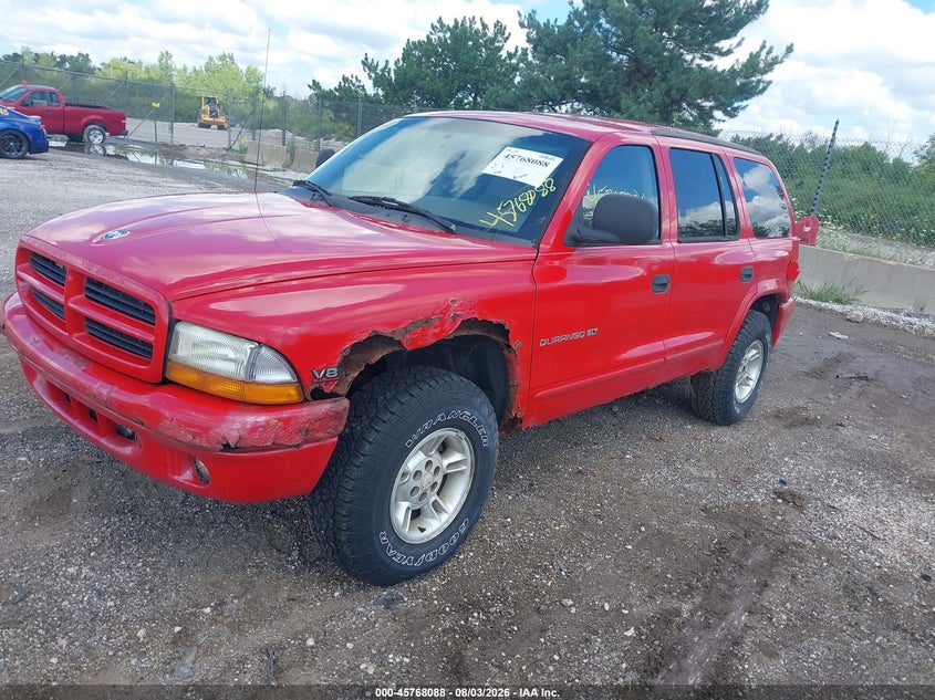 1999 Dodge Durango, Обычный износ, IAAI, VIN 1B4HS28Y9XF588441 — фото 2