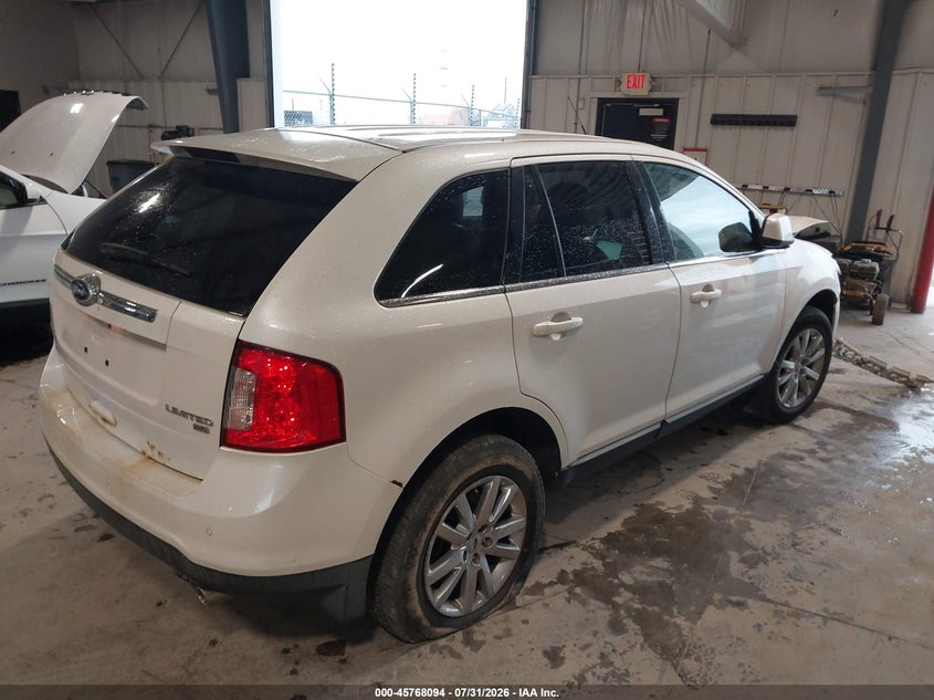 Vin: 2fmdk4kc2bba61955, lot: 46266843, ford edge limited 20114