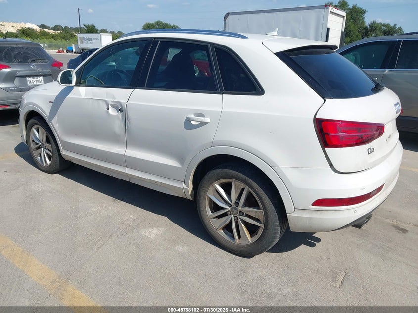 Vin: wa1bccfs8jr002774, lot: 46266851, audi q3 2.0t premium/2.0t sport premium 20183