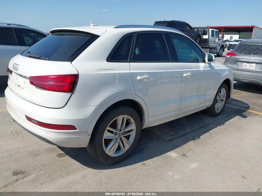 Vin: wa1bccfs8jr002774, lot: 46266851, audi q3 2.0t premium/2.0t sport premium 20184