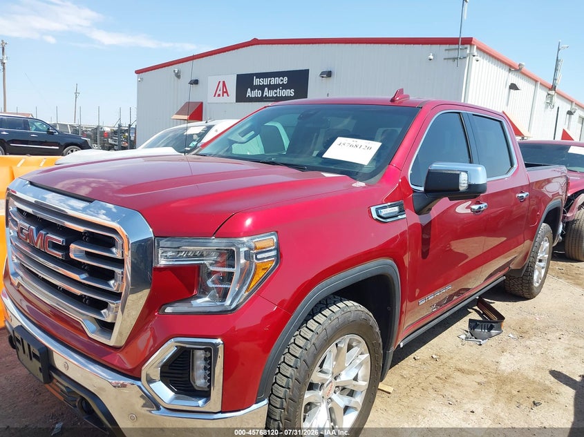 Vin: 3gtu9dedxlg116686, lot: 46266869, gmc sierra 1500 4wd  short box slt 20202