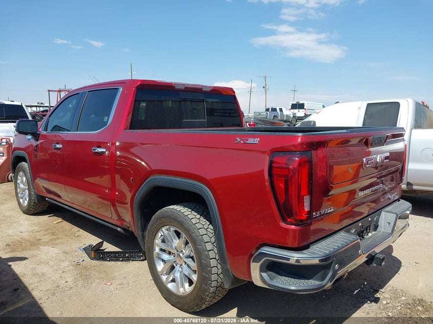Vin: 3gtu9dedxlg116686, lot: 46266869, gmc sierra 1500 4wd  short box slt 20203