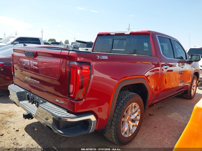 Vin: 3gtu9dedxlg116686, lot: 46266869, gmc sierra 1500 4wd  short box slt 20204