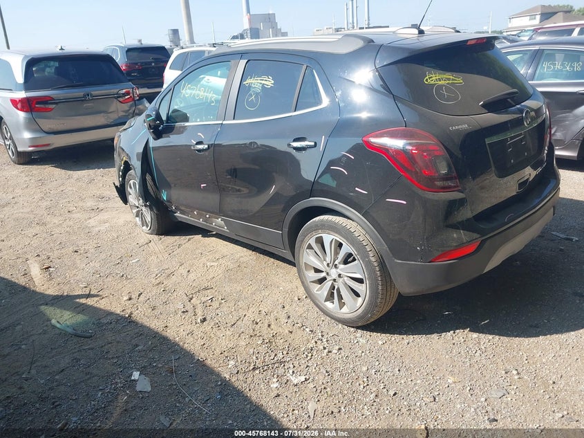 Vin: kl4cjasb4lb016073, lot: 46266892, buick encore fwd preferred 20203