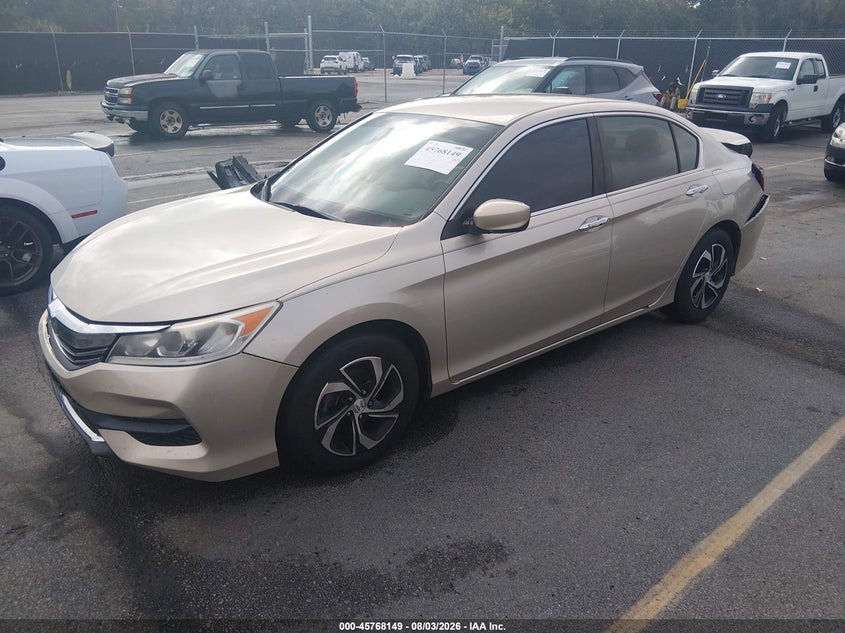 2017 Honda Accord, Удар ззаду, IAAI, VIN 1HGCR2F35HA200993 — фото 2