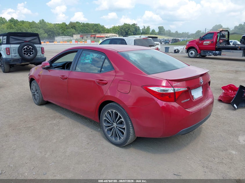 Vin: 5yfburhexfp298427, lot: 46266908, toyota corolla s plus 20153