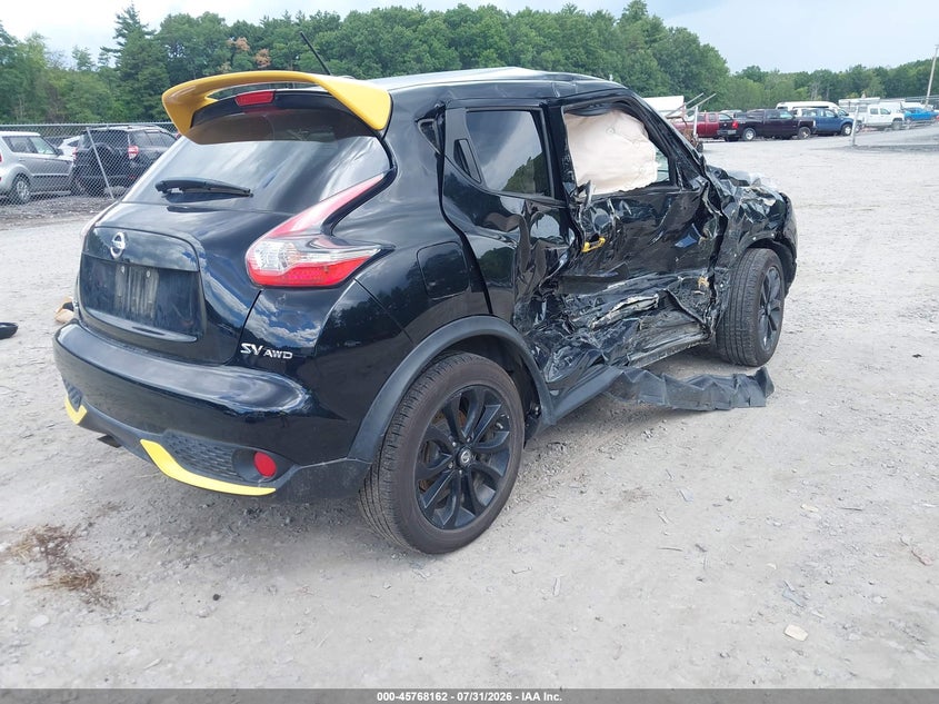 Vin: jn8af5mv8gt657910, lot: 46266911, nissan juke sv 20164