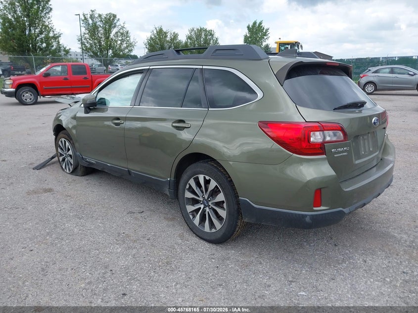 Vin: 4s4bsakc4h3415473, lot: 46266914, subaru outback 2.5i limited 20173