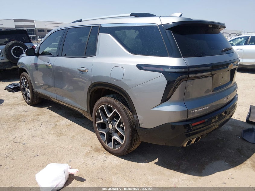 Vin: 1gnerkks4tj124106, lot: 46266926, chevrolet traverse fwd high country 20263