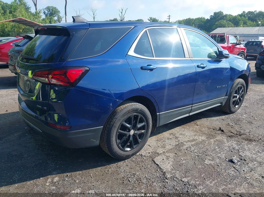Vin: 3gnaxuev5nl187698, lot: 46266936, chevrolet equinox awd lt 20224