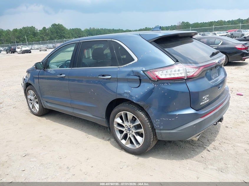 Vin: 2fmpk3k82jbb66660, lot: 46266944, ford edge titanium 20183